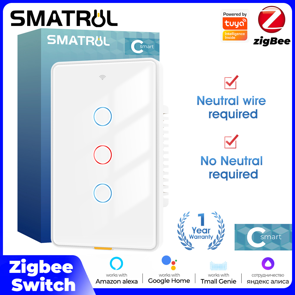 Tuya Zigbee Smart Light Touch  - Smart Home Alexa recension och pris