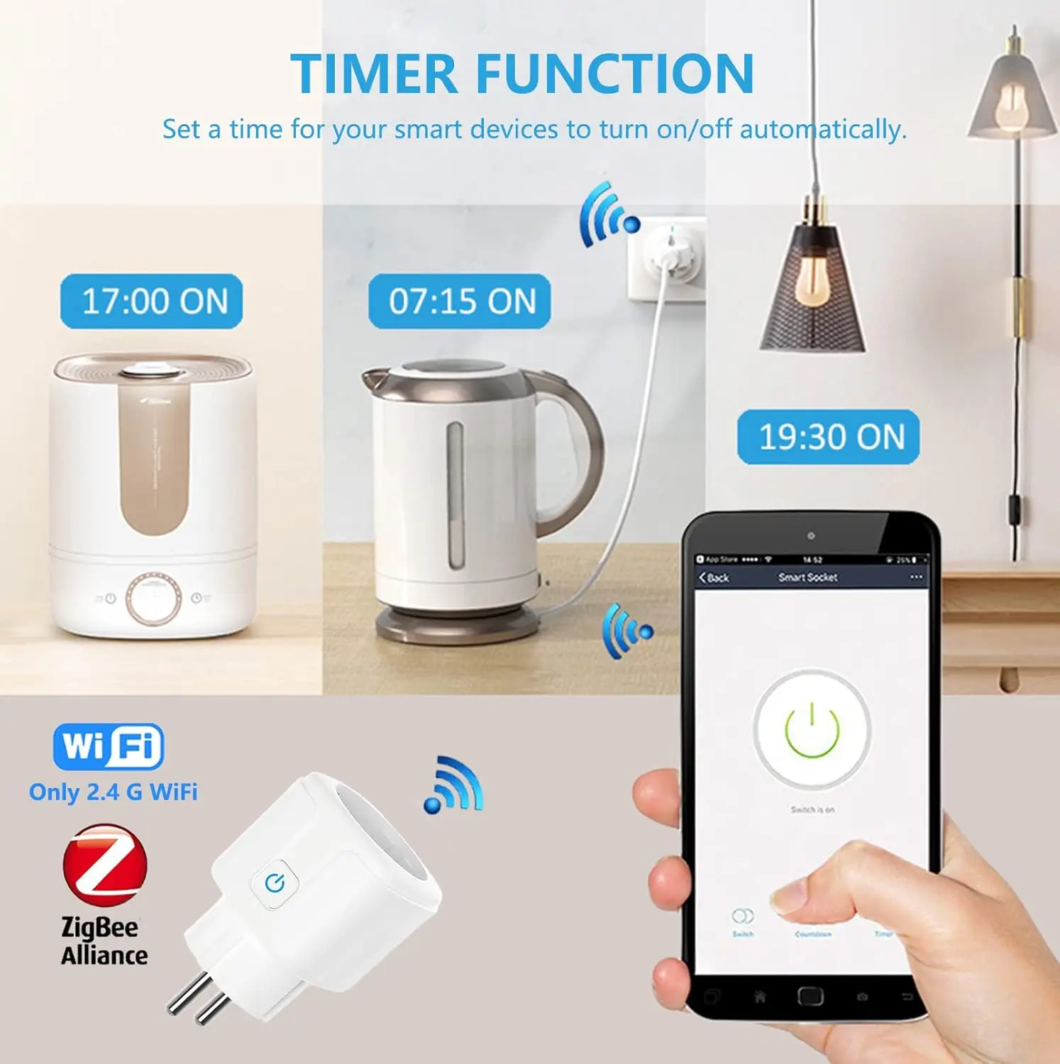 ZigBee EU Plug 16A/20A Smart P - Smart Home Energy Monitor recension och pris