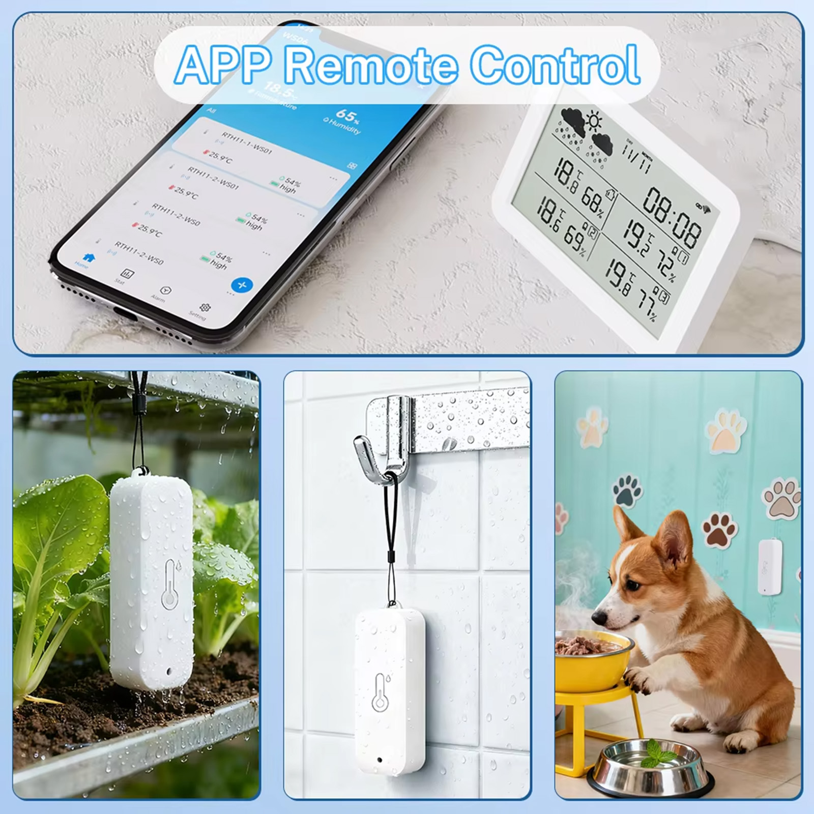 Tuya WiFi+RF433 Weather Statio - Smart Home Elements recension och pris
