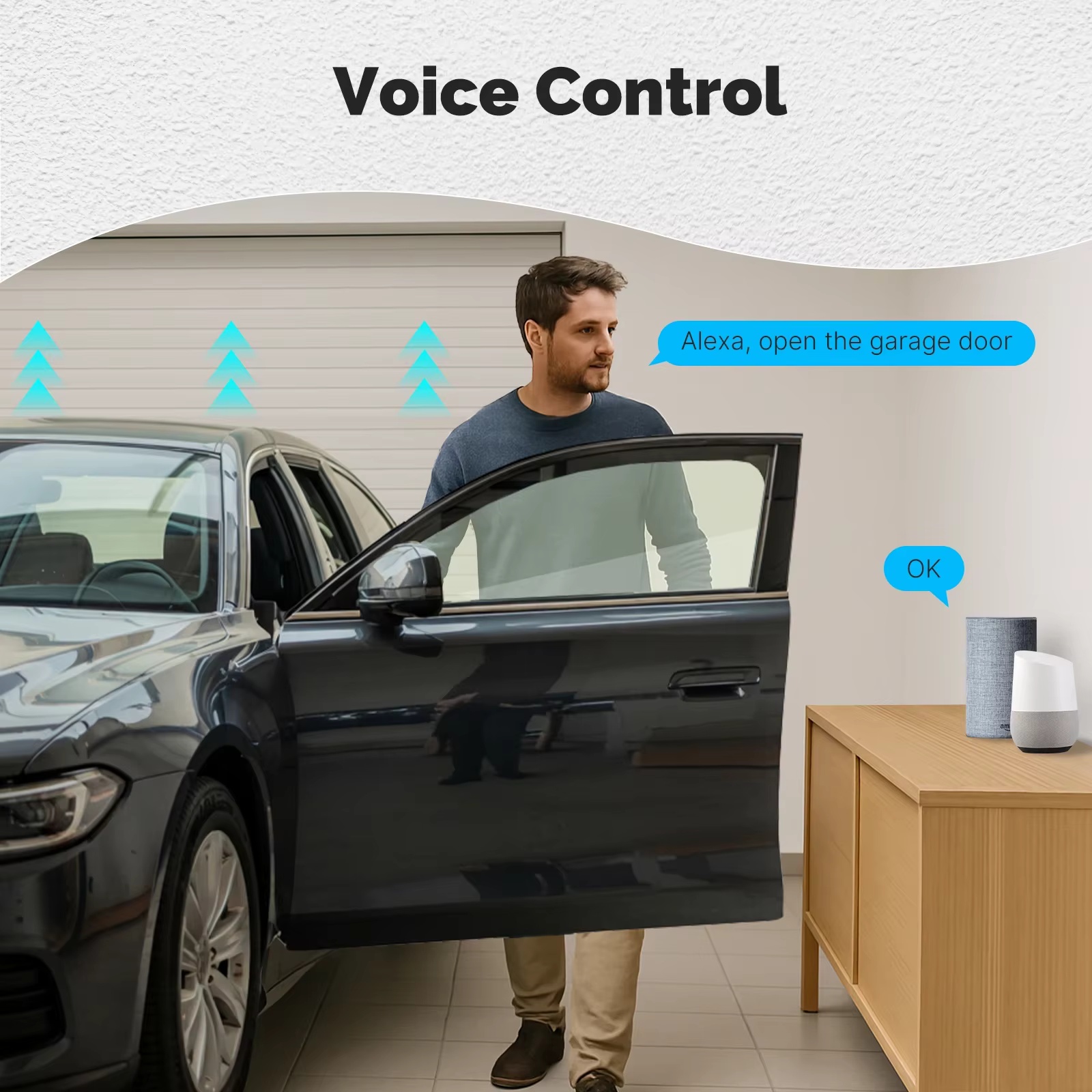 MOES Zigbee Garage Door Contro - Smart Home Assistant recension och pris