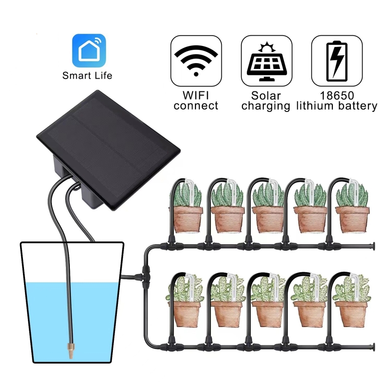 WIFI Solar Automatic Watering  - Smart Home Elements recension och pris