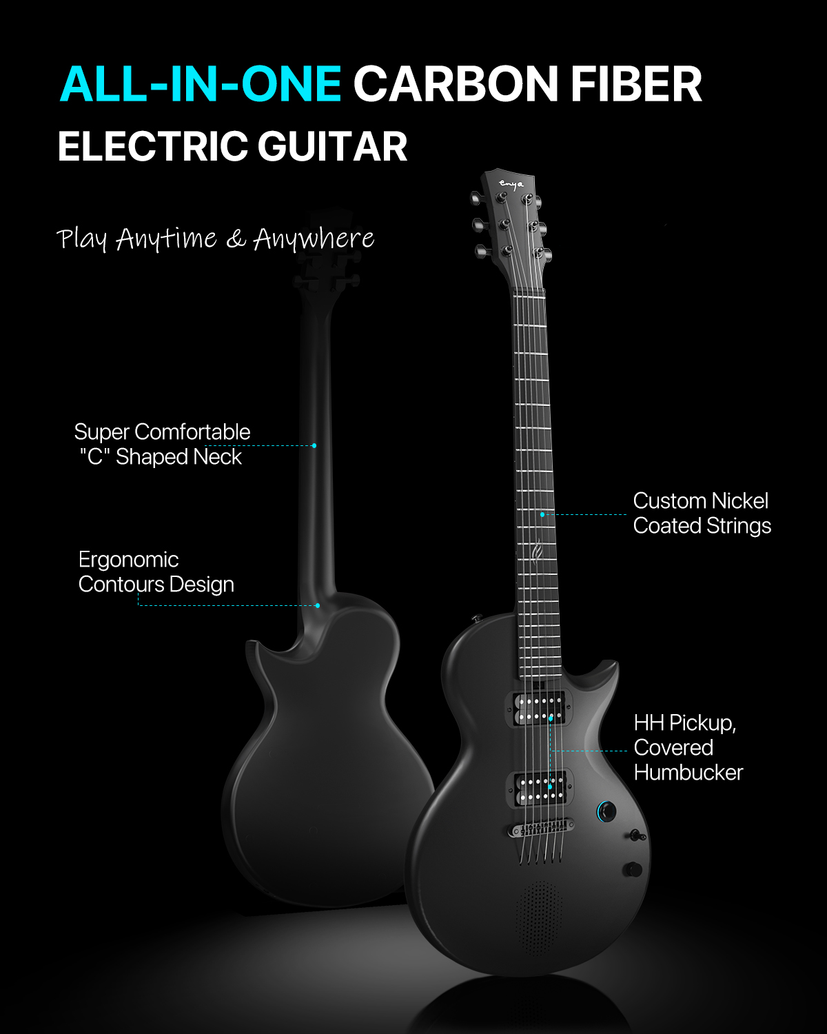 Enya Electric Guitar Nova Go S - Smart Home Fibaro recension och pris