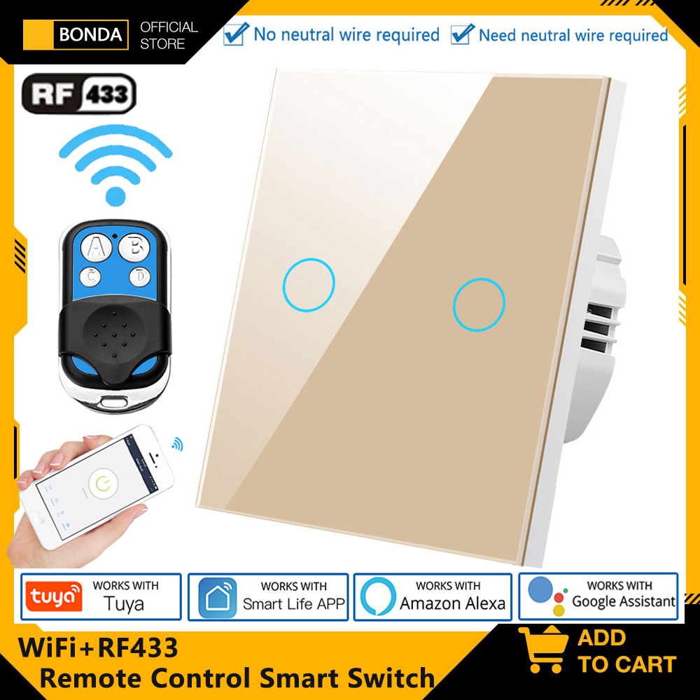 Tuya EU WiFi+RF433 Smart Remot - Smart Home Sistem recension och pris