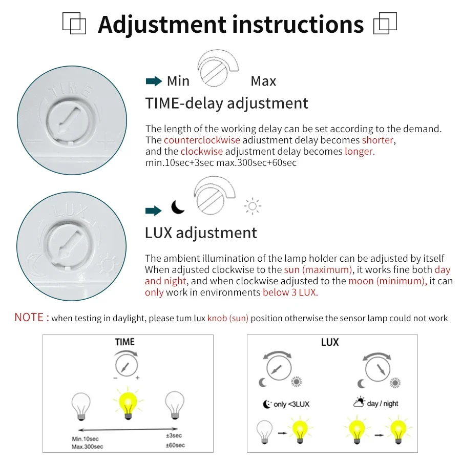 PIR Motion Sensor E27 Bulb Soc - Pir Motion Sensor recension och pris