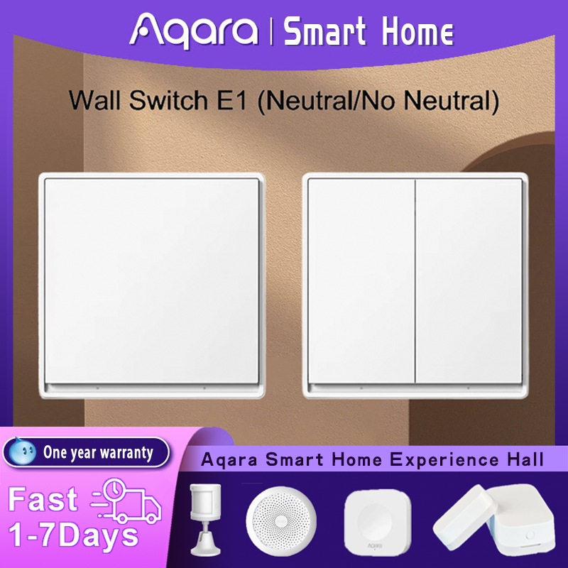 Original Aqara Wall Switch E1  - Smart Home Xiaomi 2 recension och pris