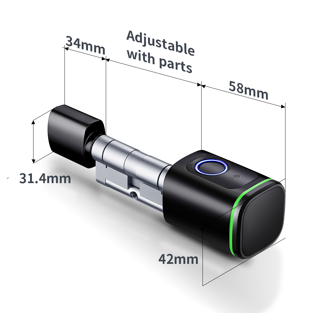 Smart Cylinder Lock Tuya 60-90 - Smart Home Website recension och pris