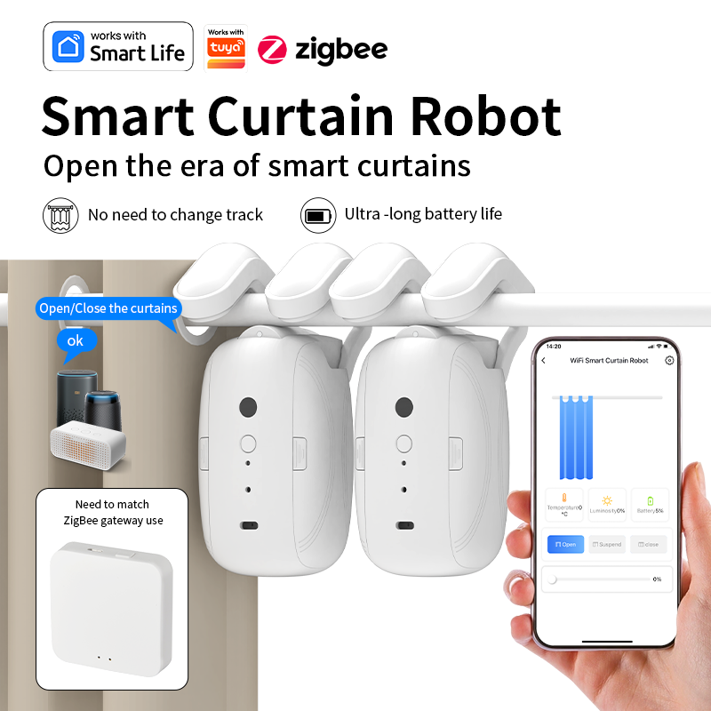 Zigbee Smart Curtain Driver Ro - Smart Home Elements recension och pris