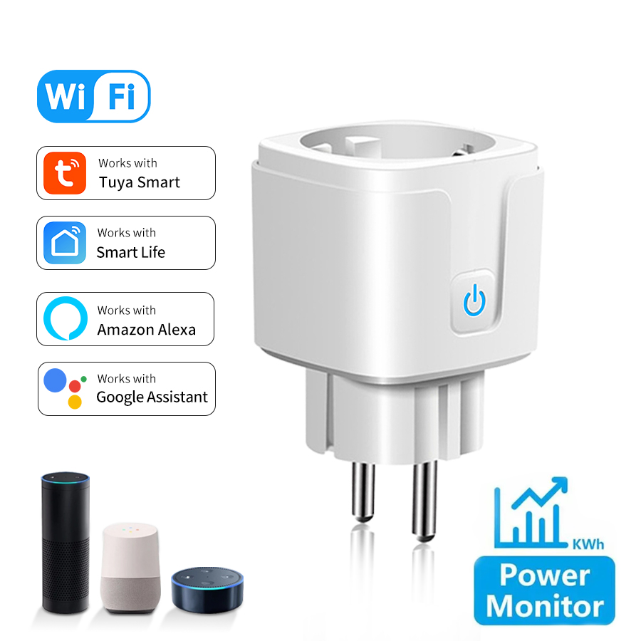 Tuya Smart Socket EU 16A AC100 - Smart Home Elements recension och pris