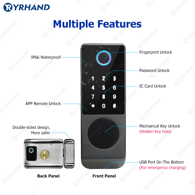 Tuya Smart lock Waterproof Wif - Smart Home Website recension och pris