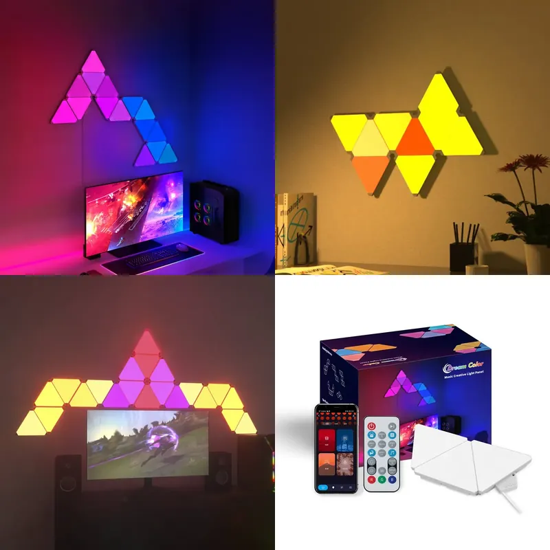 Banqcn Triangle LED Gaming Set - Smart Home Assistant recension och pris