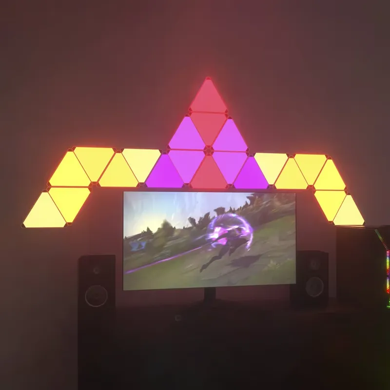 Banqcn Triangle LED Gaming Set - Smart Home Assistant recension och pris