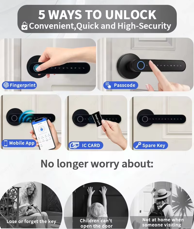 TTLock Smart Digital Door Lock - Smart Home Website recension och pris