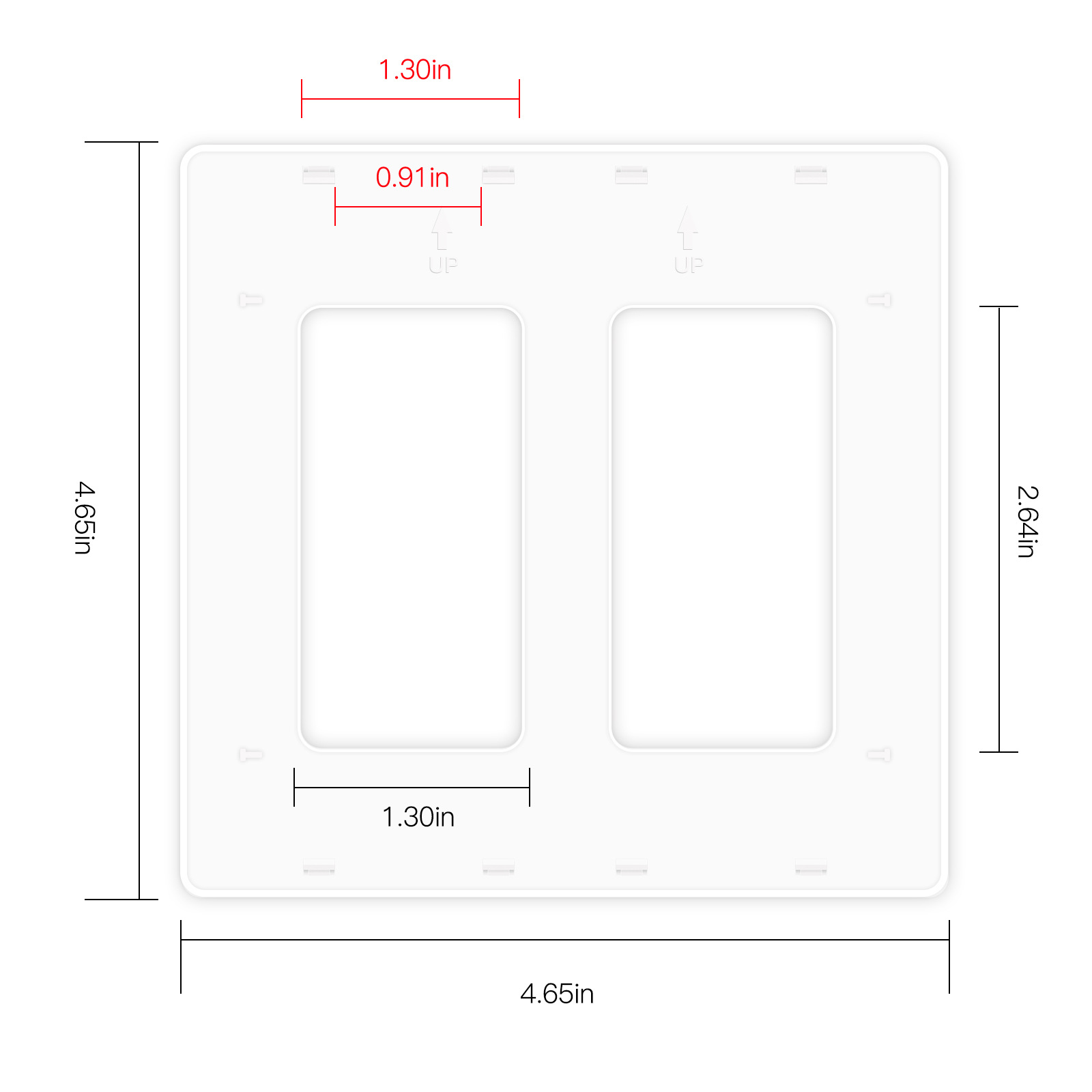 US、EU Type Switch Panel 2/3/4  - Smart Home Elements recension och pris