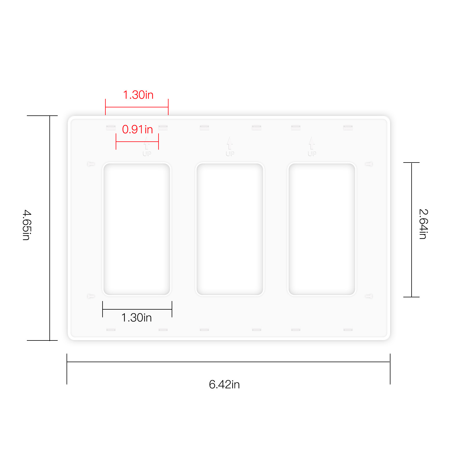 US、EU Type Switch Panel 2/3/4  - Smart Home Elements recension och pris